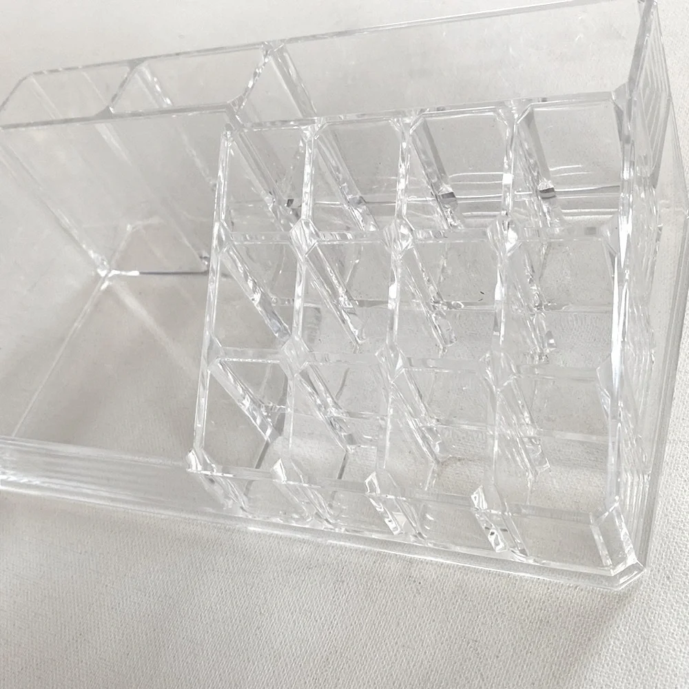 Acrylic‎ clear makeup storage container